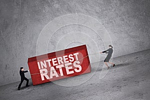 Higher interest rates photo