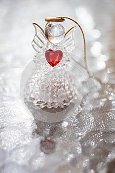 Two angels, messengers of peace and love