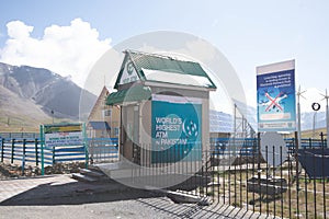 The Highest ATM in Pakistain at Khunjerab Pass, northern Pakistan, taken in August 2019