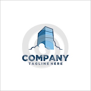 Highest Building Logo Template Vector