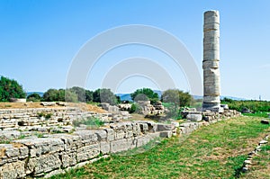 The highest Column in Heraion