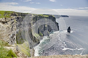 Highest elevation of the Cliffs of Moher