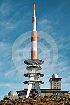 Summit of Mount Brocken in the Harz National Park, Saxony-Anhalt, Germany. photo