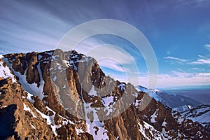 Highest peak of North Africa Jebel Toubkal