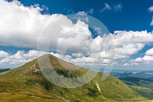 The highest peak of the Ukrainian Carpathians - Goverla