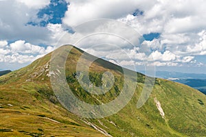 The highest peak of the Ukrainian Carpathians - Goverla