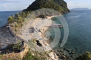 Highest point of Isla Gigantes, Philippines