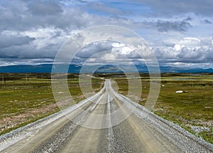 The highest public road of Sweden crossing Harjedalen region, via the landscape of Scandinavian Alps