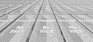 The highest standard rhodium bars