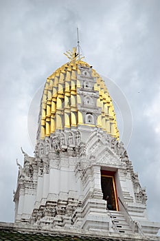 The highest of Wat Yai at Phitsanulok in Thailand
