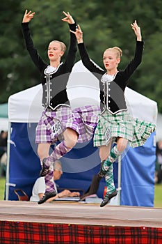 Highland Games Highland Dancer in Scotland