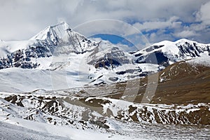 Highland valley in Himalayas