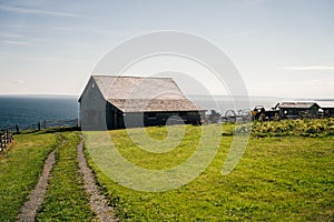 highland village museum in cape breton, nova scotia - oct, 2022