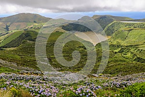 The highlands of Flores. Fascinating sea world, Funda and Rasa Lagoons - Azores Natural Parks