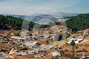 The highlands of Guatemala, close to the city of Quetzaltenango - Xela, Guatemala photo