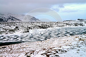 The Highlands of Iceland in Winter photo