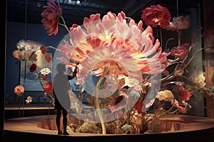 Highlight the beauty of flowerthemed interactive