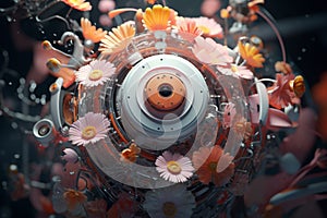 Highlight the concept of flowerinspired