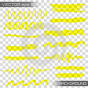 Highlight marker vector