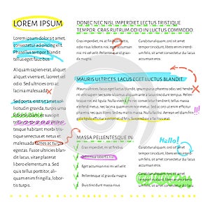 Highlighter elements collection