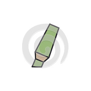 Highlighter icon in colored version