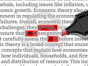 highlighter manage your risk raster