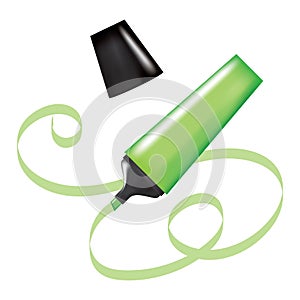 highlighter. Vector illustration decorative design