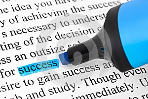 Highlighter and word success