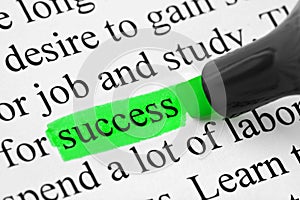 Highlighter and word success