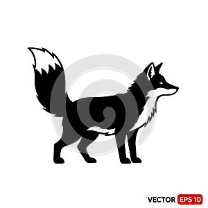 Highlighting the fox s shape and features without additional