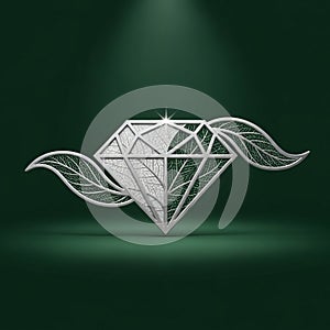 Highlighting its intricate details and casting subtle shadows