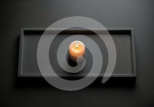 Highlighting the play of light and shadow on the monochromatic