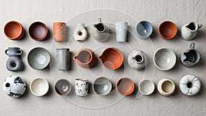 Highlights the diversity in ceramic craftsmanship showcasing