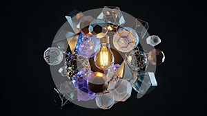 Highlights the interplay between illumination and texture typical