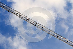 Highline 179 Pedestrian Suspension Bridge - Austria.