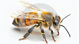 The Detailed Honeybee Macro.AI generated image