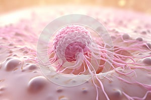 Metastatic Cancer Cell Close-up photo