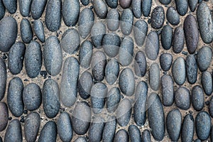 Highly detailed image of cobblestone pavement photo