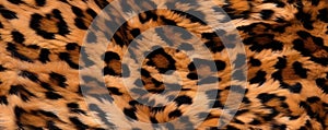 Highly detailed leopard fur or skin texture