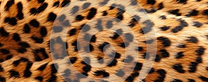 Highly detailed leopard fur or skin texture