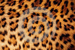 Highly detailed leopard fur or skin texture