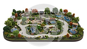 Miniature Zoo Park Model with Animals