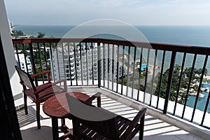 Highrise balcony by the sea - Hua Hin Cha-am beach