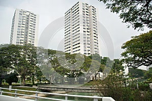 Highrise buildings photo