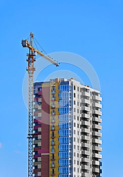 Highrise construction site