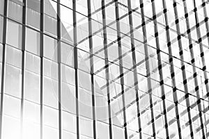 Hight glass modern building for abstract background. Facades tex photo
