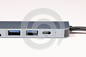 Hight performance USB3 type A and type C on docking station of new model premium notebook computer