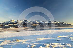 Hight Tatras (Vysoke Tatry) in winter time, Slovakia