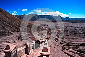 The Hight of Volcano Bromo