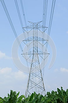 Hight voltage power tower